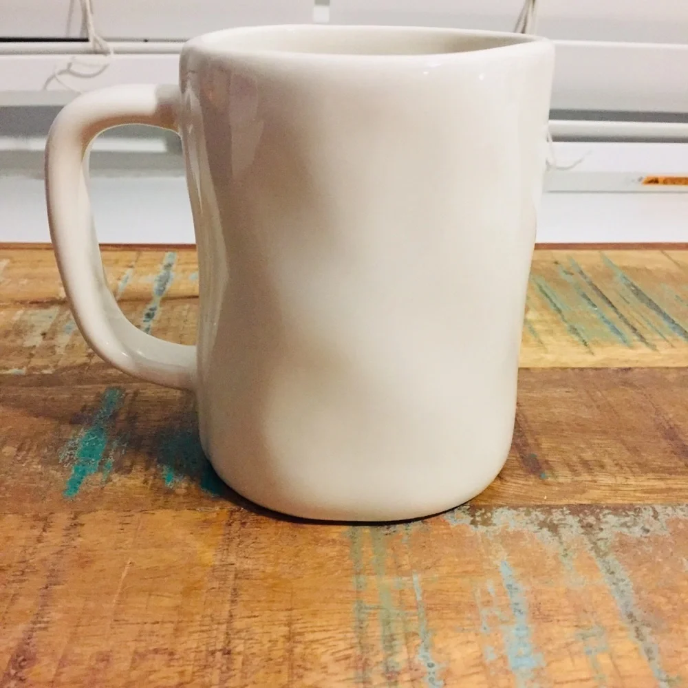 Rae Dunn EARLY BIRD Mug NWT Coffee Tea Black White
